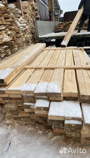 Доска обрезная 25х100х6000мм от производителя