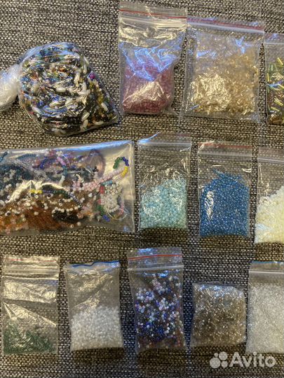 Бисер пакетом Набор для бисероплетения, творчества