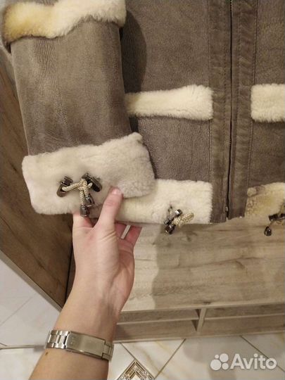 Дубленка натуральная женская размер 42 44