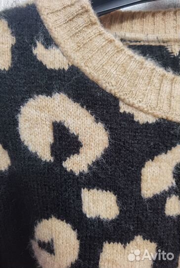 Свитер stradivarius леопард