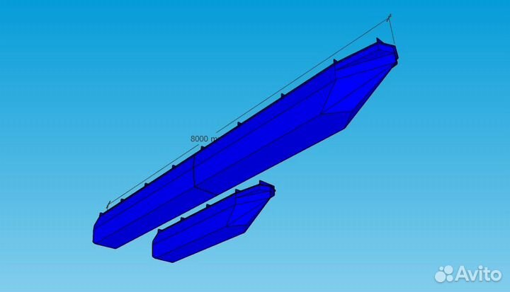 Модуль плавучести понтон хаусбот причал