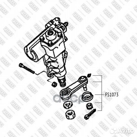 Наконечник рулевой тяги левый/правый перед