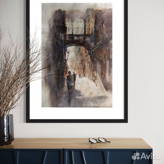 Картина акварель 