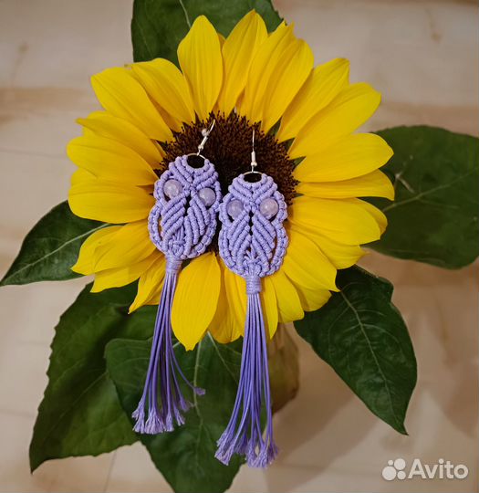 Серьги ручная работа