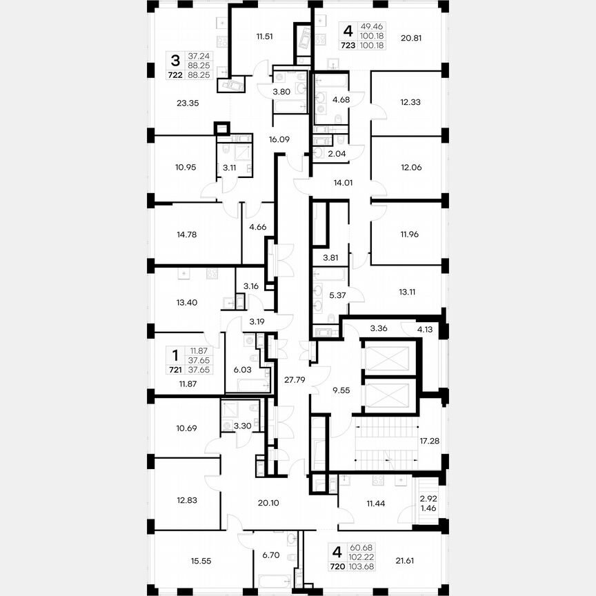1-к. квартира, 37,3 м², 19/19 эт.