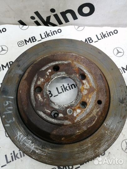 Тормозной диск задний Mercedes Ml W164