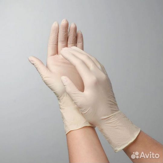 Перчатки латексные