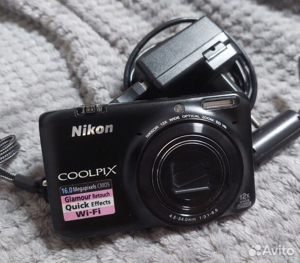 Nikon Coolpix S6500 с зарядкой без карты памяти