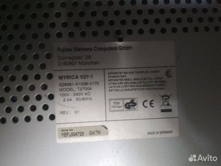 Телевизор siemens fujitsu