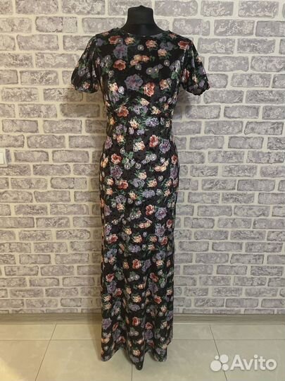 Бархатное платье