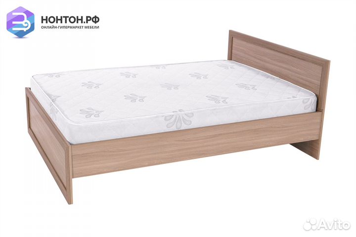 Кровать Классика 0.9 м шимо светлый