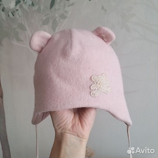 Зимняя шапка Mothercare для девочки 46-48р