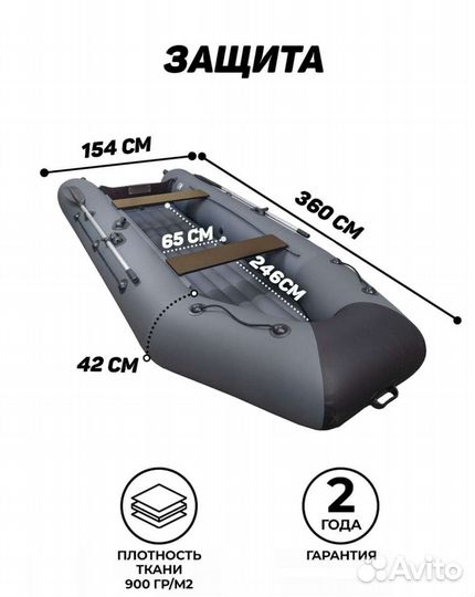 Лодка Барс 3600 нднд