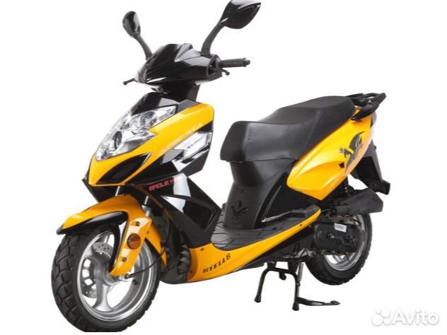 Скутер racer RC150T-15 stells sport жёлтый