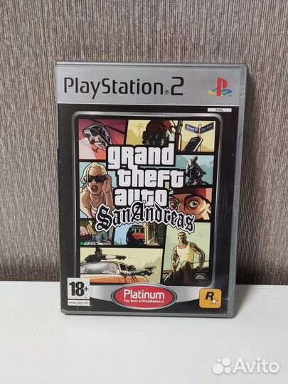 Grand Theft Auto San Andreas GTA SA PS2