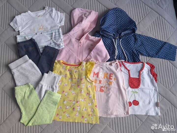 Пакет летних вещей на девочку 92