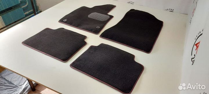 Коврики Kia K5 ворсовые велюровые в салон