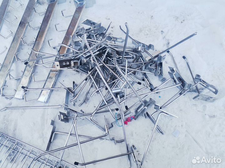 Никелированные крючки