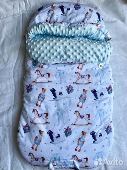 Конверт на выписку зимний