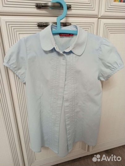 Блузка для девочки школьная 122