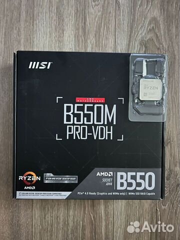 Ryzen 5 5600 + MSI B550M PRO VDH