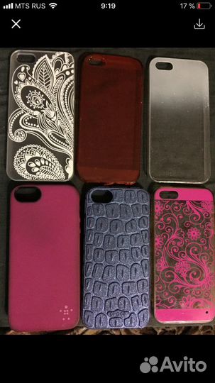 Чехлы на 5-й айфон