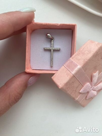 Подвеска крест.Sokolov