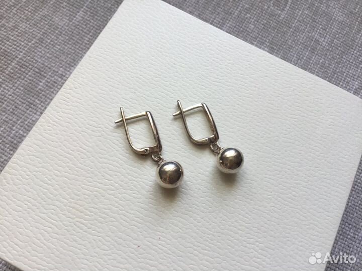 Серьги серебро 925