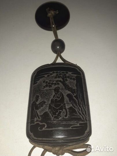 Набор инро, одзимэ и нэцкэ