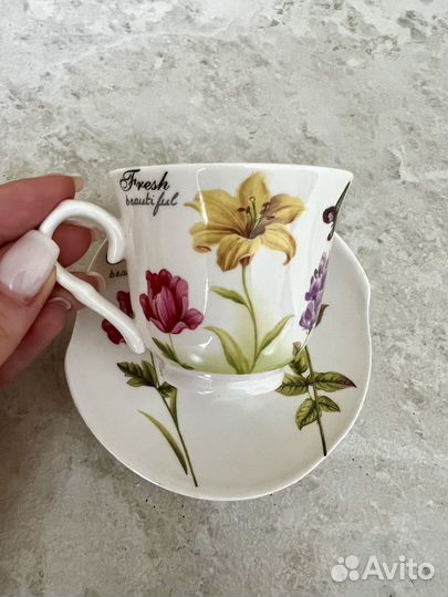 Кофейный набор фарфоровый Lefard