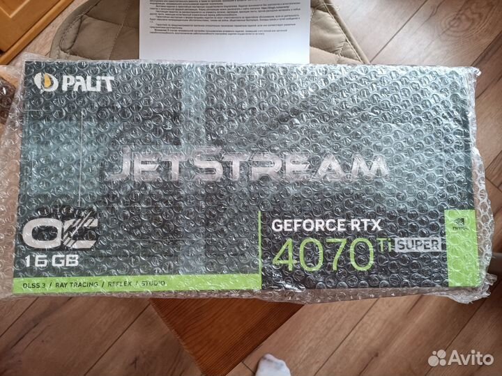 RTX 4070 Ti super Palit Jetstream(новая, гарантия)