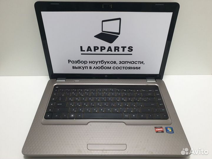 Ноутбук Hp g62 (разбор, запчасти, доставка)