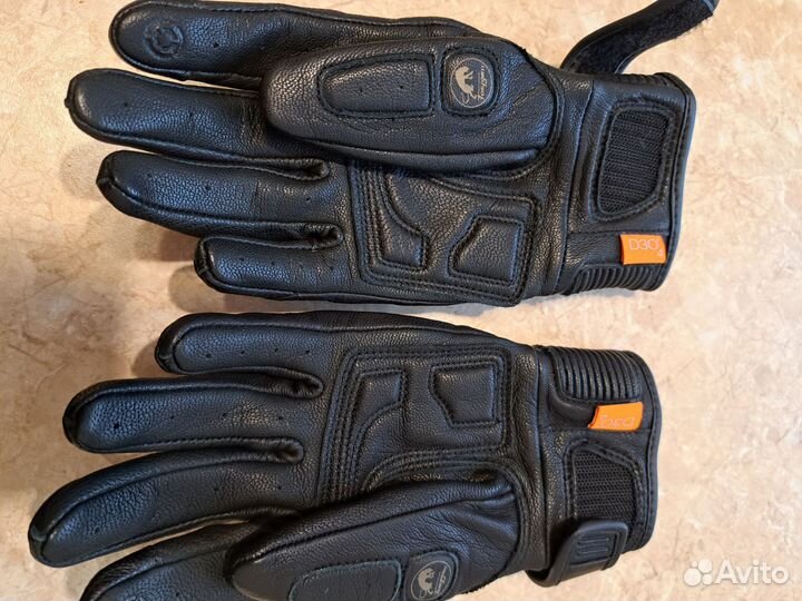 Мотоперчатки женские кожа