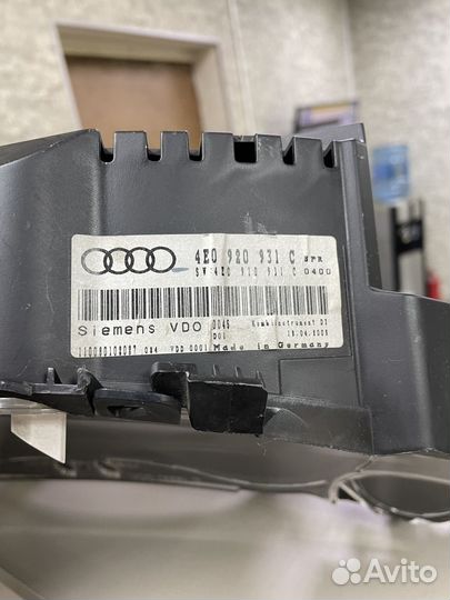 Панель приборов Ауди А8 4Е Д3 TDI