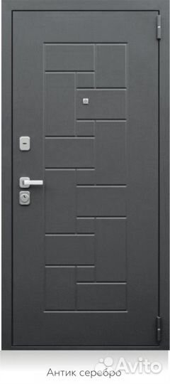 Дверь входная со стеклом Тайгер