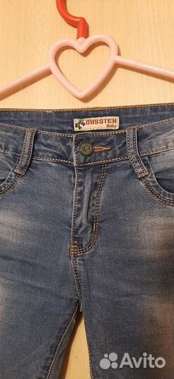 Джинсы на девочку рост 140