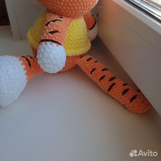 Тигренок. Детская вязанная игрушка
