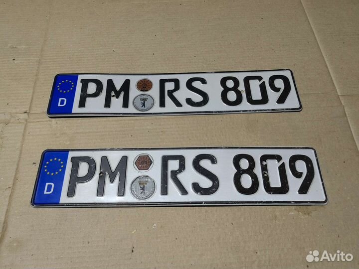 Номерные знаки, номера Германия