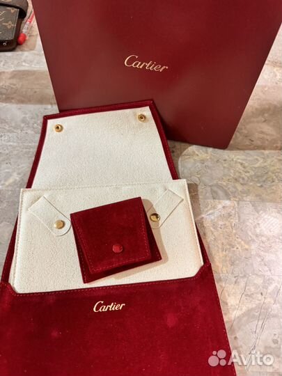 Чехол для колье с вкладышем Cartier оригинал