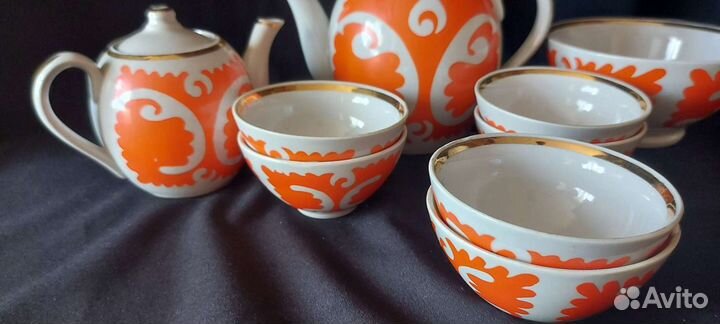 Сервиз чайный Восточный.Кузяевский завод