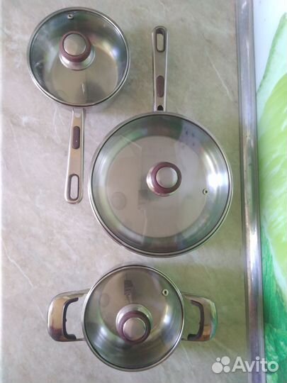 Набор посуды нерж