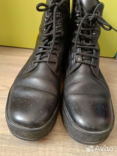 Ботинки мужские зимние кожа