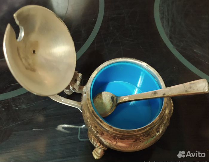 Антикварный набор для сервировки специй