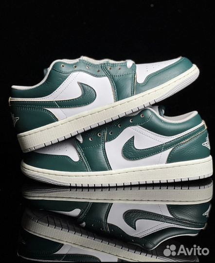 Кроссовки Air Jordan 1 low SE oxidized green