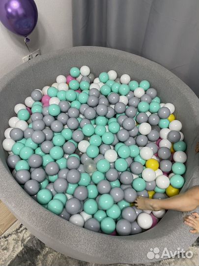 Сухой бассейн с шариками бу