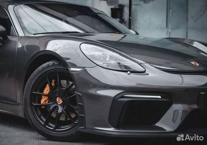 Передний бампер диффузор спойлер на Cayman Boxster