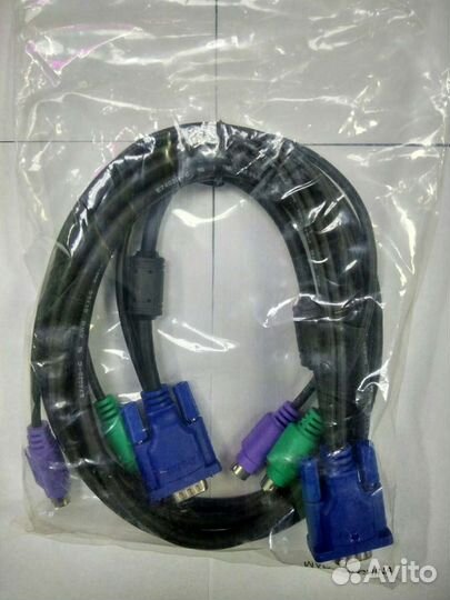 KVM кабель. новый. Торг