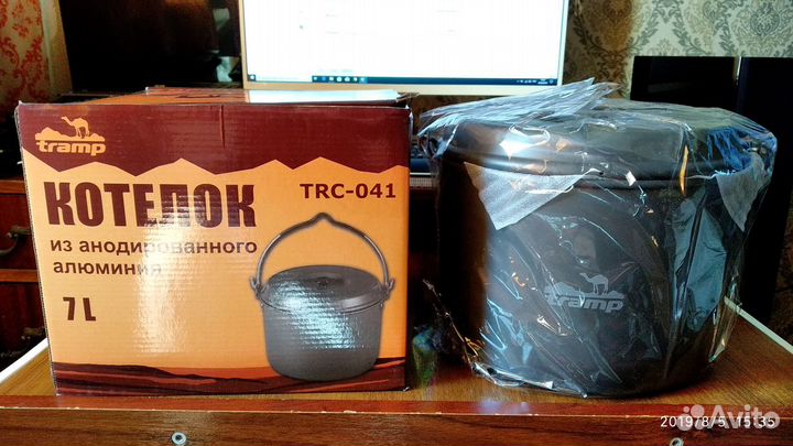 Котелок из анодированного алюминия 7л Tramp TRC041