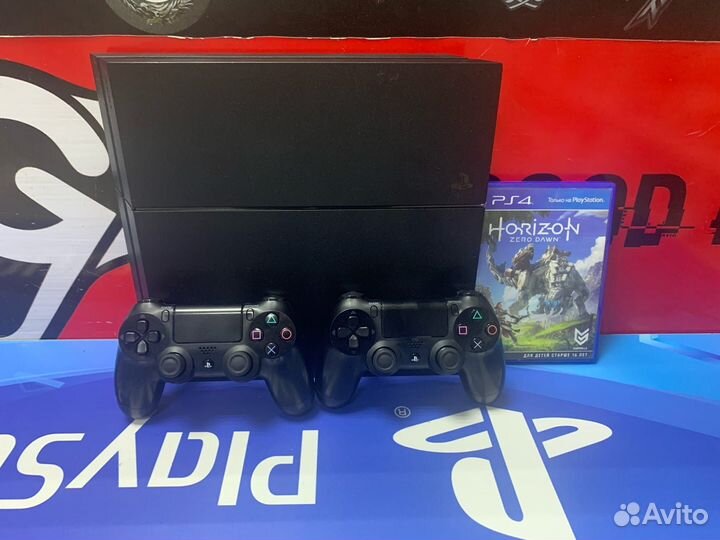 PS4 матовая 500Gb 2 геймпада гарантия 6 месяцев