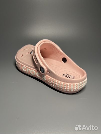 Crocs сабо женские розовые